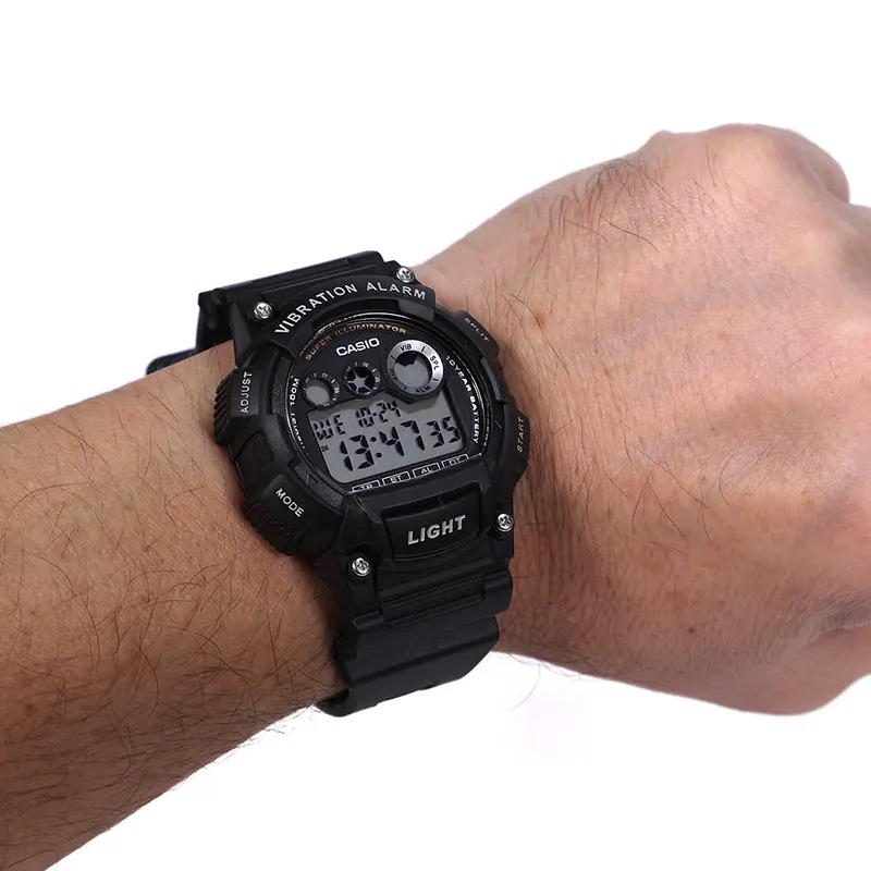 Casio resin Belt Illuminator Black Dial Men's Watch | W-735H-1AV